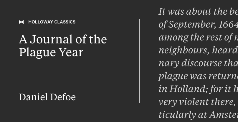 A Journal of the Plague Year — Holloway